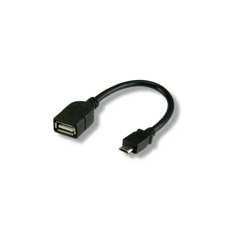 Kabel Usb 2.0 Otg A-microb M/ż 0.2m Czarny